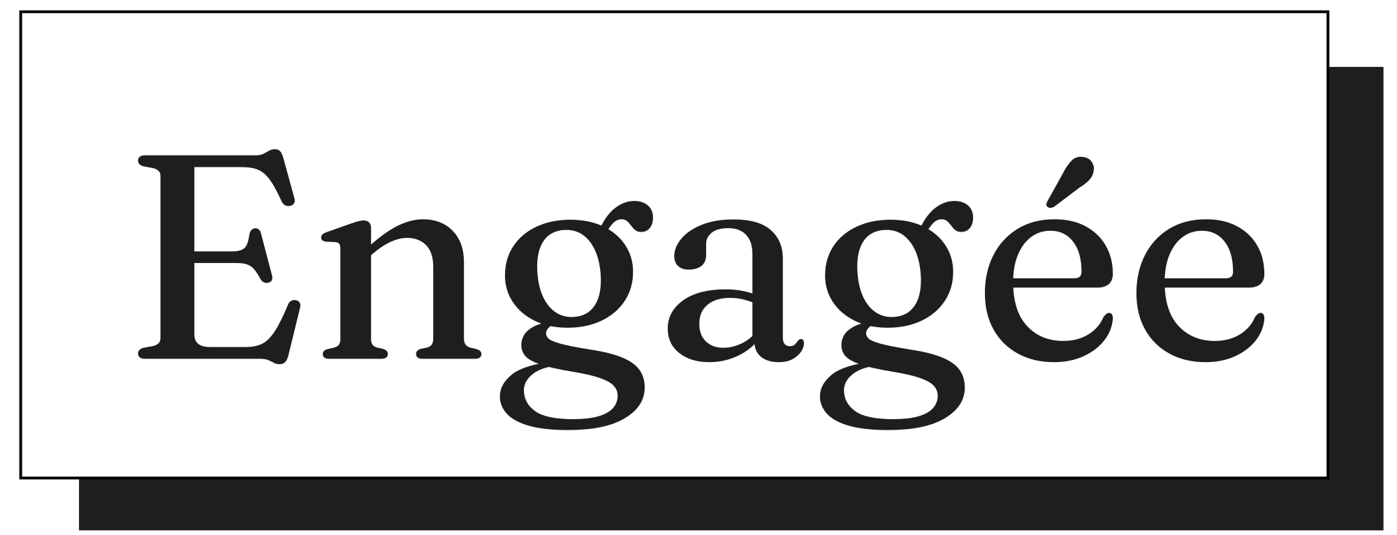 Engagée  – The blog of the journal engagée, committed to political-philosophical interventions